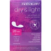 Natracare Dry & Light Incontinence pads - Slim