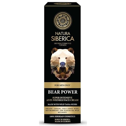 Natura Siberica Men Super Intensive Anti-Wrinkle Face Cream - Bear Power