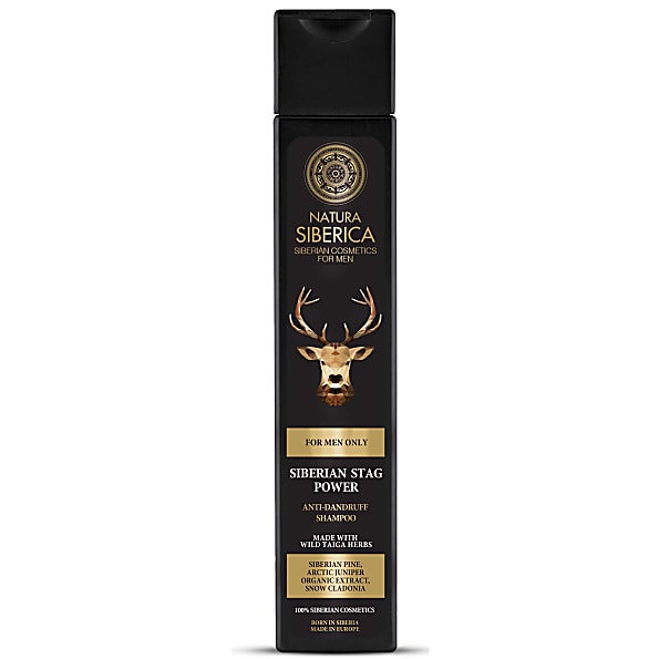 Photos - Hair Product Natura Siberica Men Anti-Dandruff Shampoo - Siberian Stag Power NATSIBMEND 