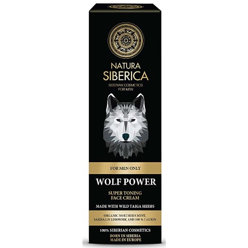 Natura Siberica Men Super Toning Face Cream - Wolf Power