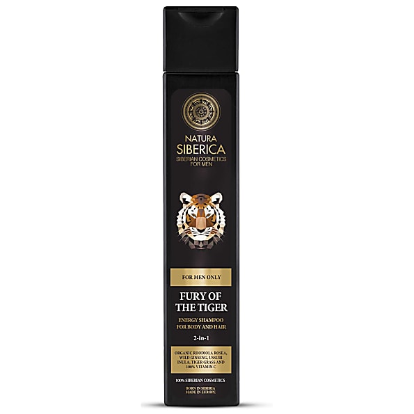 Photos - Hair Product Natura Siberica For Men Shampoo - Fury of the Tiger NATSIBMENTIGERSHAMP 