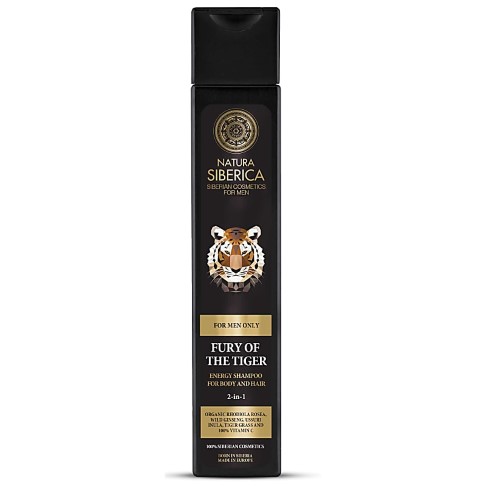 Natura Siberica For Men Shampoo - Fury of the Tiger