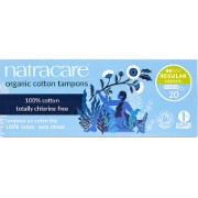 Natracare Organic Cotton Non-Applicator Tampons - Regular (pack of 20)