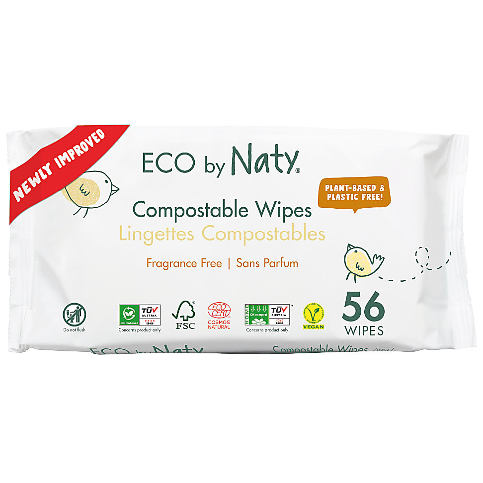 ECO by Naty Sensitive Baby Wipes - Unscented