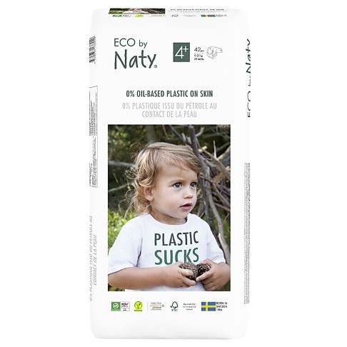 ECO by Naty Nappies: Size 4+ Economy Pack