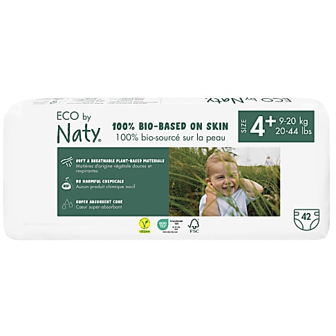 ECO by Naty Nappies: Size 4+ Economy Pack