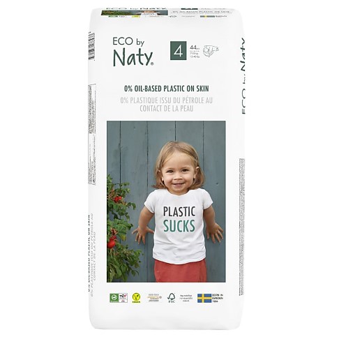 ECO by Naty Nappies: Size 4 Economy Pack