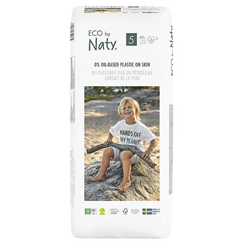 ECO by Naty Nappies: Size 5 Economy Pack
