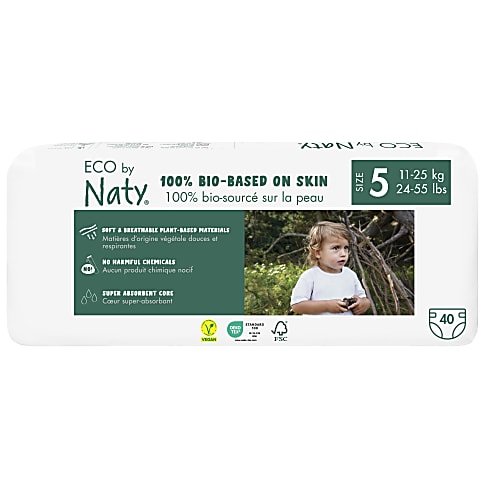 ECO by Naty Nappies: Size 5 Economy Pack