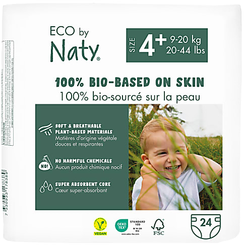 ECO by Naty Nappies: Size 4+