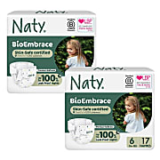 ECO by Naty Nappies: Size 6 (2 packs of 17)