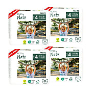 ECO by Naty Pull Up Pants: Size 4 Maxi/Maxi Plus Bundle (4 packs of 22)