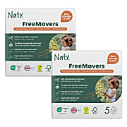 ECO by Naty Pull Up Pants: Size 5 Junior Bundle (2 packs of 20)