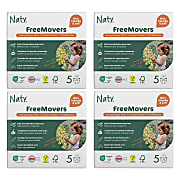 ECO by Naty Pull Up Pants: Size 5 Junior Bundle (4 packs of 20)