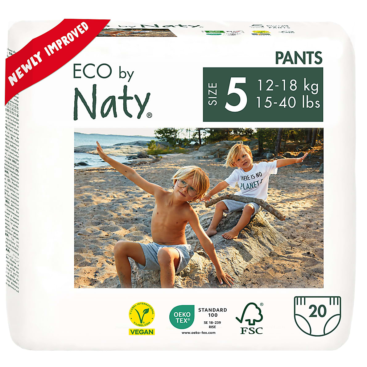 N.A.P./NAPPY CITY HEAVY〜/G-RAP ECO by Naty Pull Up Pants | Size 5 Junior Nappy Pants | Big Green