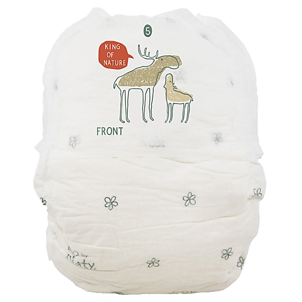 ECO by Naty Pull Up Pants Size 5 Junior Nappy Pants Big Green Smile