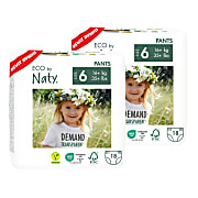 ECO by Naty Pull Up Pants: Size 6 X-Large Bundle (2 packs of 18)