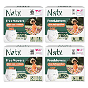 ECO by Naty Pull Up Pants: Size 6 X-Large Bundle (4 packs of 72)