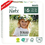 ECO by Naty Pull Up Pants: Size 6 X-Large