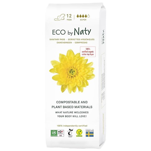 ECO by Naty Sanitary Towel - Super