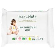 ECO by Naty - Sensitive Baby Wipes - Unscented Travel Pack