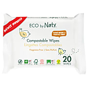 ECO by Naty - Sensitive Baby Wipes - Unscented Travel Pack