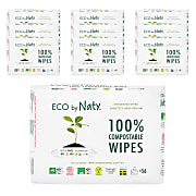 ECO by Naty Wipes - Unscented Triple Pack Bundle (10 x 3 packs of 56)