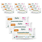 Naty Wipes - Unscented Triple Pack Bundle (10 x 3 packs of 56)
