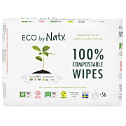 ECO by Naty Wipes - Unscented Triple Pack 3 x 56’s