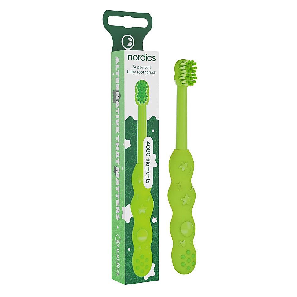 Nordics Premium Baby Toothbrush - Green