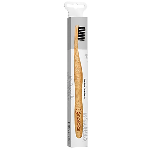 Nordics Bamboo Toothbrush Charcoal