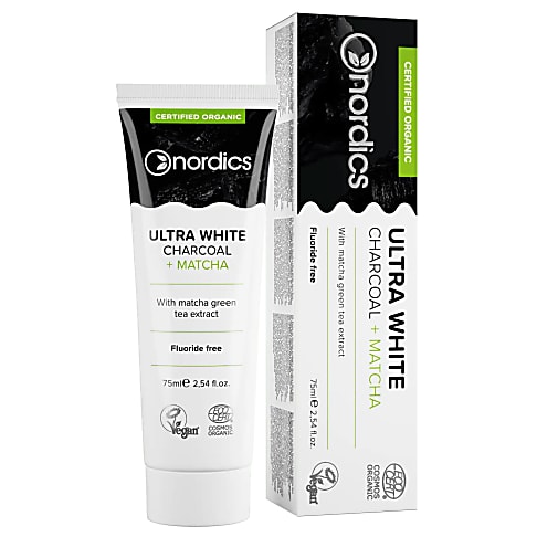 Nordics Natural Whitening Toothpaste - Charcoal & Matcha