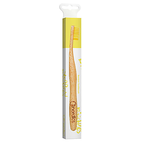 Nordics Bamboo Toothbrush Yellow Bristles