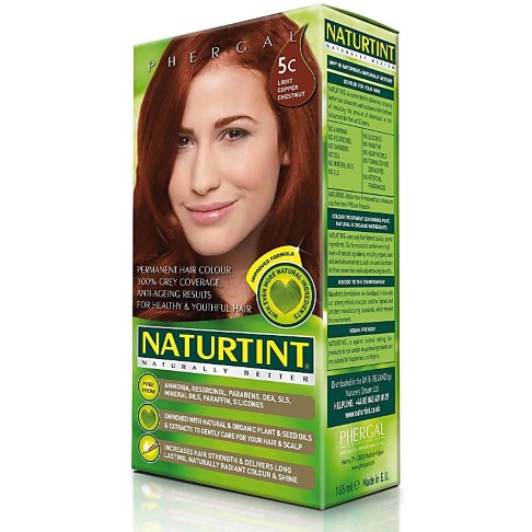 Naturtint Permanent Natural Hair Colour - 5C Light Copper Chestnut Naturtint Permanent Natural Hair Colour - 5C Light Copper Chestnut
