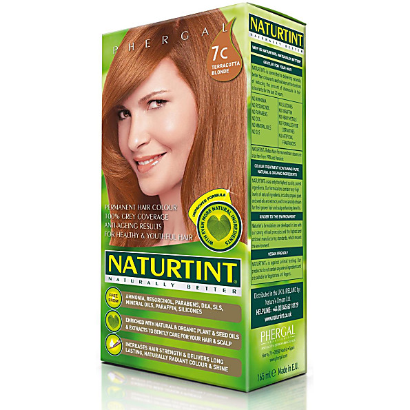 Naturtint Permanent Natural Hair Colour 7c Terracotta Blonde