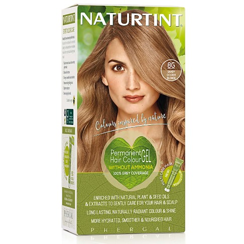 Naturtint Permanent Natural Hair Colour - 8G Sandy Golden Blonde