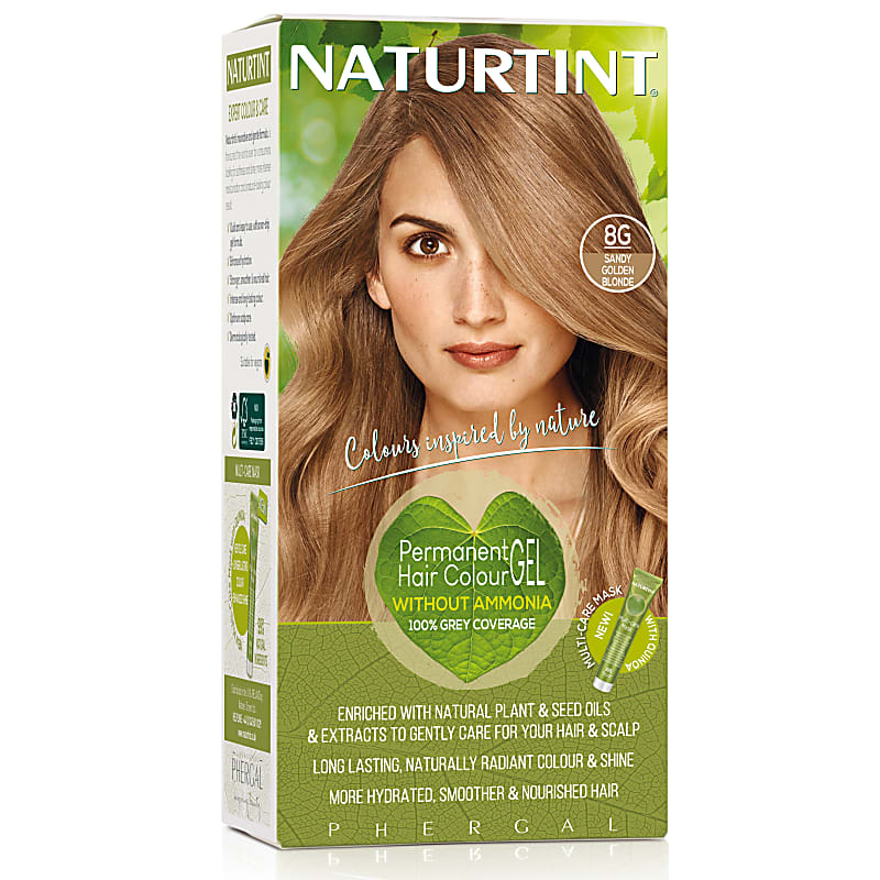 Naturtint Permanent Natural Hair Colour 8G Sandy Golden Blonde