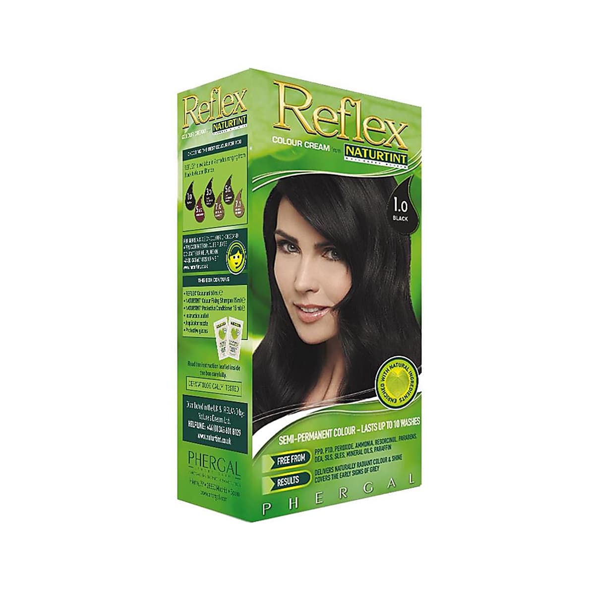 Naturtint Reflex Semi-Permanent Colour 1.0 Black