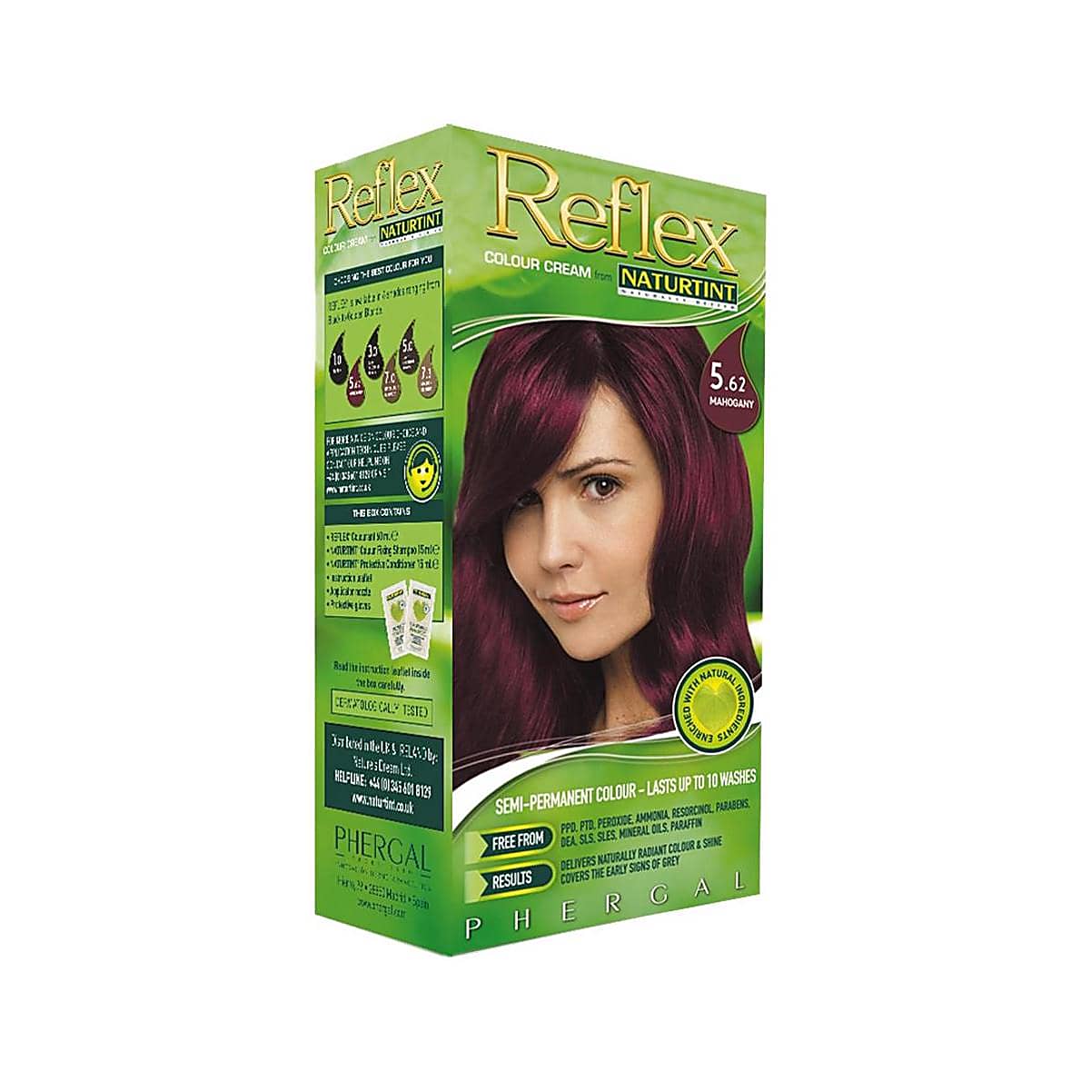 Naturtint Reflex Non-Permanent Colour Rinse Mahogany Naturtint Reflex Non-Permanent Colour Rinse Mahogany