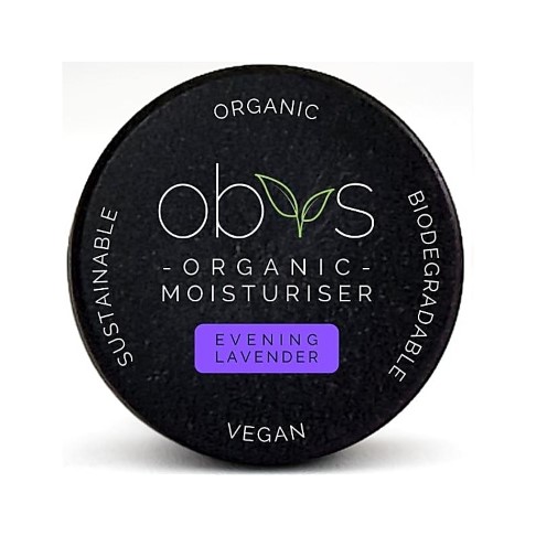 Obvs Skincare Organic Moisturiser - Evening Lavender