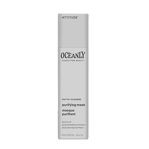 Photos - Facial Mask Attitude Oceanly PHYTO-CLEANSE Solid Purifying Mask OCLMASK 
