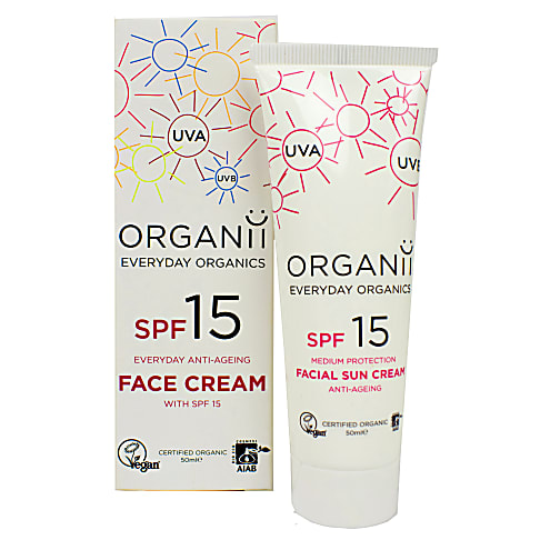Organii Anti-Ageing Face Cream with SPF15
