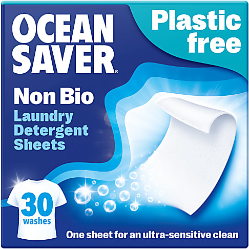 OceanSaver Non-Bio Laundry Detergent Sheets (30 washes)
