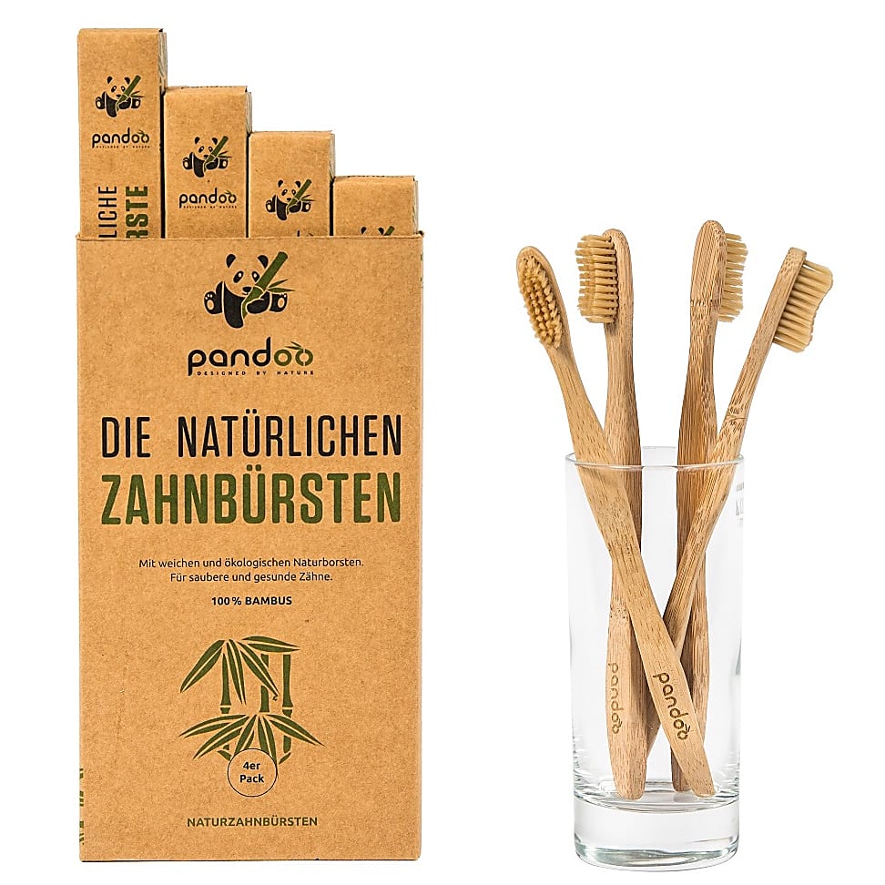 Pandoo Toothbrushes - Pack of 4