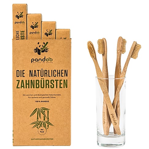 Pandoo Toothbrushes - Pack of 4