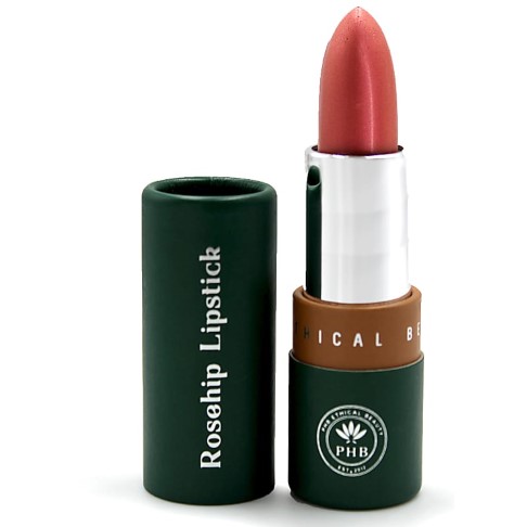 PHB Ethical Beauty Satin Kiss Organic Rosehip Lipstick - Petal