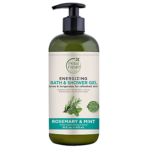 Petal Fresh Energising Bath & Shower Gel - Rosemary & Mint