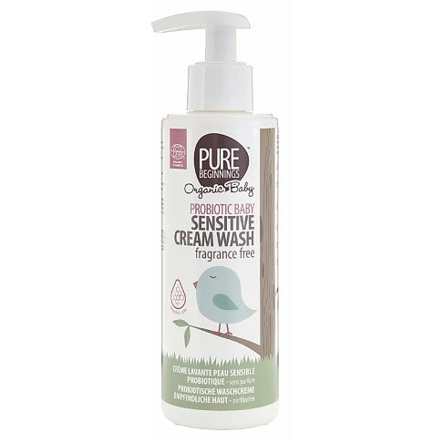 Pure Beginnings Probiotic Baby Sensitive Cream Wash - fragrance free