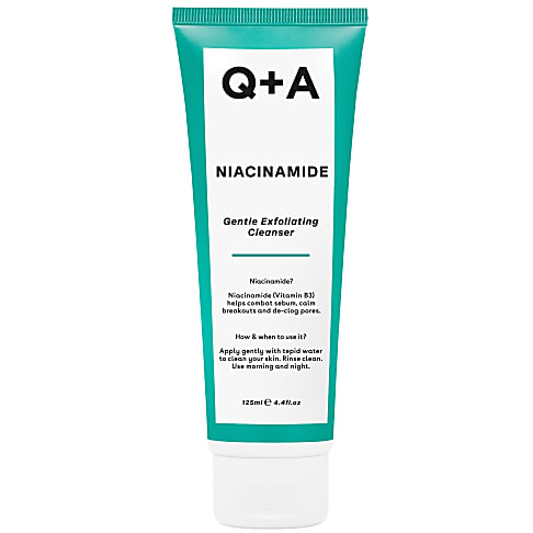 Q+A  Niacinamide Exfoliating Cleanser