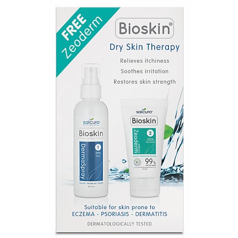 Salcura Bioskin Duo Pack (Dermaspray 100ml & Free Zeoderm 50ml worth £9.99)